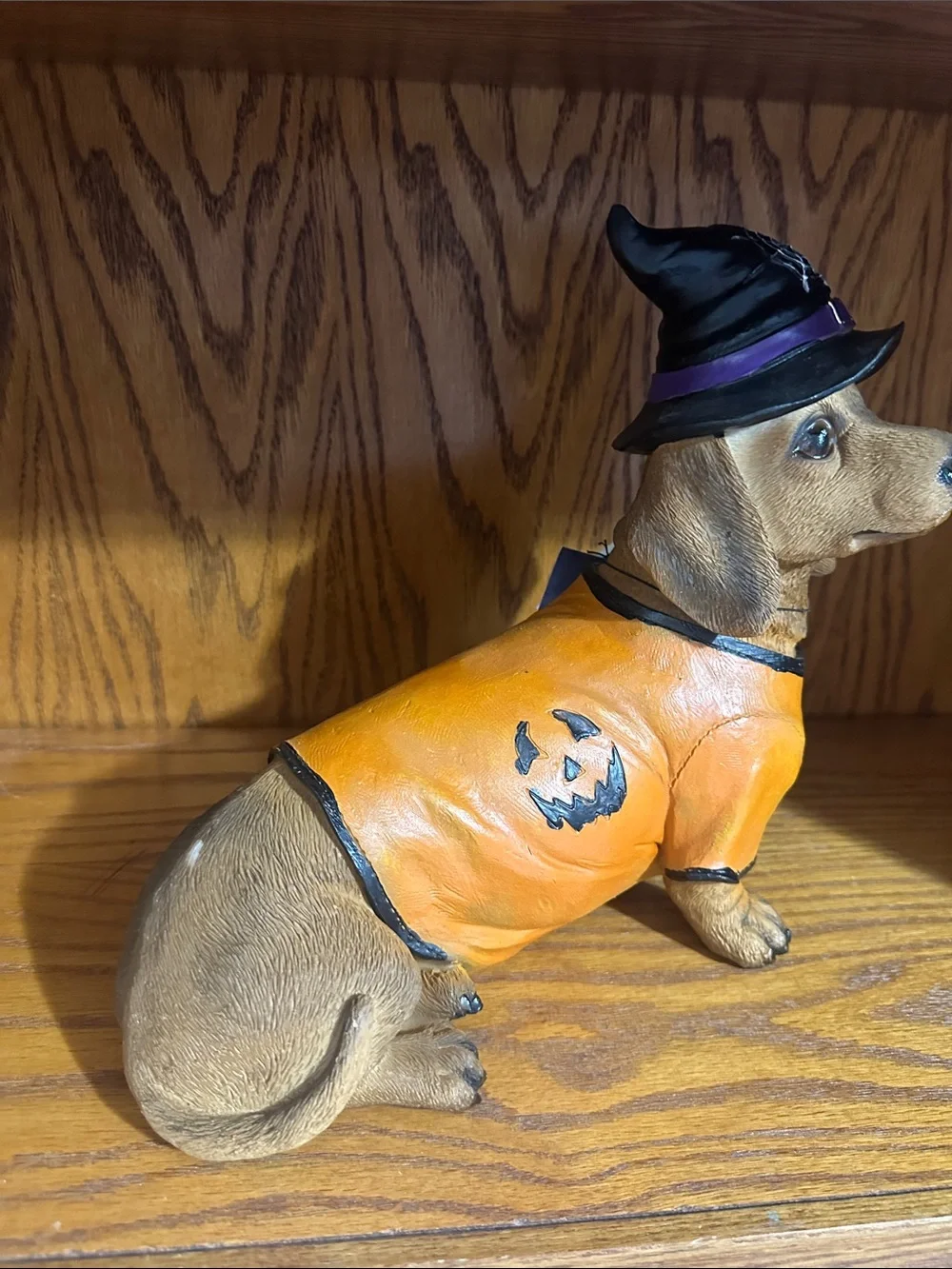 Dachshund Halloween ceramic decor